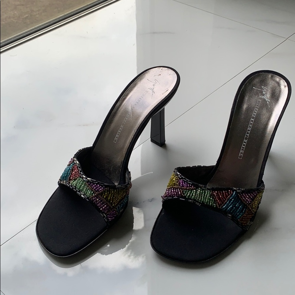 New Giuseppe Zanotti Multicolored Kitty heel